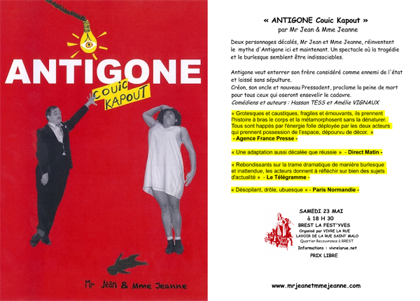 Antigone Couic Kapout-M Jean et Mme Jeanne